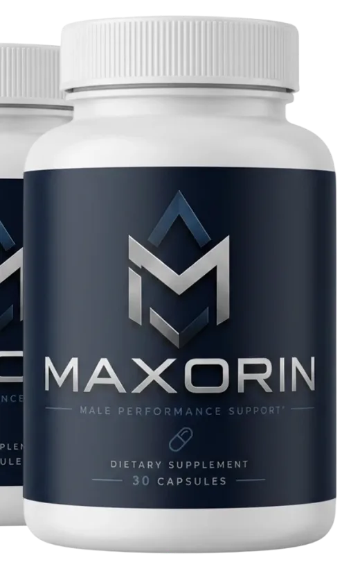 Maxorin male performance support capsules bottle