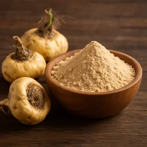 Maca root extract, ingredient in Olivaro